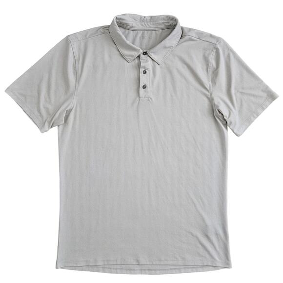 Stoic (Mens Size Medium) Pullover Polo Shirt Short Sleeve Stretch Gray Golf - Picture 1 of 6